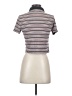 Wild Fable Stripes Gray Short Sleeve Top Size S - photo 2