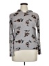 Jesse & J Floral Gray Pullover Sweater Size XL - photo 1