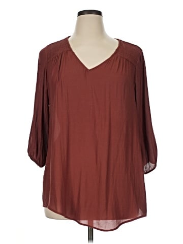 Torrid 3/4 Sleeve Blouse (view 1)