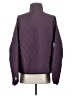 Sahalie 100% Polyester Argyle Purple Jacket Size S - photo 2
