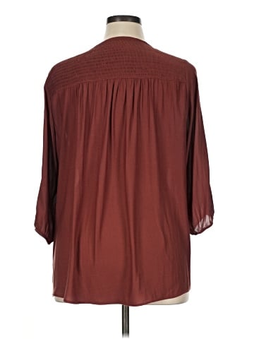 Torrid 3/4 Sleeve Blouse (view 2)