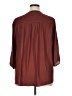 Torrid 100% Polyester Burgundy 3/4 Sleeve Blouse Size 1X Plus (1) - photo 2