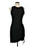 Socialite Solid Black Cocktail Dress Size L - photo 1