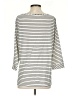 Staccato Stripes Ivory 3/4 Sleeve Top Size S - photo 2