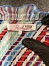 Parker 100% Polyester Stripes Blue Casual Dress Size L - photo 4