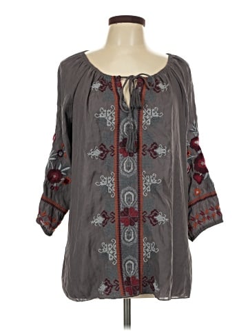 Karyn Seo 3/4 Sleeve Blouse (view 1)