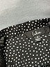 Lulus 100% Polyester Polka Dots Black Long Sleeve Blouse Size M - photo 6