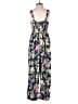 Old Navy Floral Blue Jumpsuit Size XS - photo 2