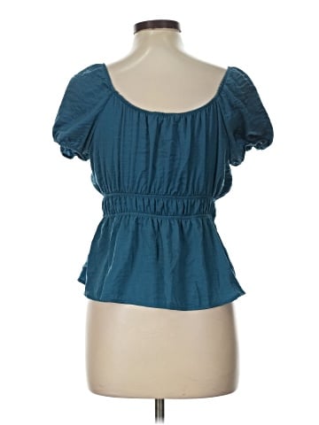 Pink Rose Short Sleeve Blouse (view 2)