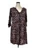 Torrid Animal Print Brown Casual Dress Size 1X Plus (1) - photo 1