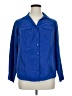 Roz & Ali Blue Long Sleeve Button-Down Shirt Size 1X - photo 1