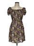 AUW Print Brown Cocktail Dress Size L - photo 1