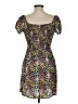 AUW Print Brown Cocktail Dress Size L - photo 2