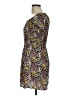 AUW Print Brown Cocktail Dress Size L - photo 5