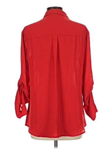 Express Outlet 3/4 Sleeve Button-Down Shirt (view 2)