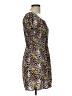 AUW Print Brown Cocktail Dress Size L - photo 4