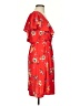 Soprano 100% Polyester Floral Red Casual Dress Size S - photo 4