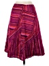 Honore Collection Stripes Burgundy Formal Skirt Size 4 - photo 2