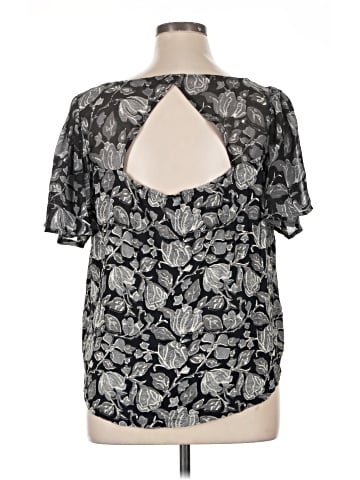 Lucky Brand Short Sleeve Blouse (view 2)
