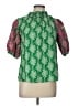 THML 100% Cotton Green Short Sleeve Blouse Size L - photo 1