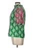 THML 100% Cotton Green Short Sleeve Blouse Size L - photo 5