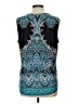 INC International Concepts Teal Sleeveless Blouse Size L - photo 2