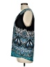 INC International Concepts Teal Sleeveless Blouse Size L - photo 5