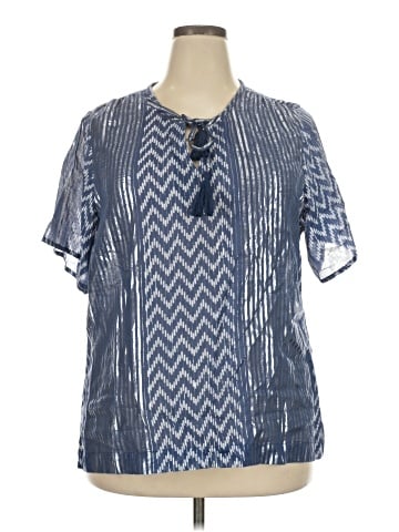 Soft Surroundings Short Sleeve Blouse (view 1)