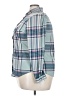 Eden & Olivia 100% Polyester Plaid Blue Long Sleeve Blouse Size 2X - photo 5
