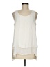 Alfani 100% Polyester Ivory Sleeveless Blouse Size 6 - photo 1