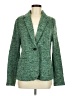 Lands' End 100% Polyester Tweed Green Blazer Size M - photo 1