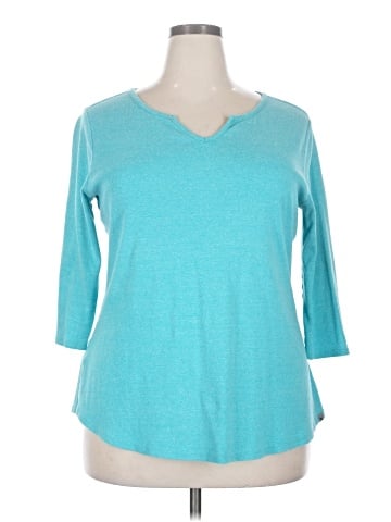 Eddie Bauer 3/4 Sleeve T-Shirt (view 1)