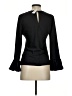 J.Crew 100% Polyester Black Long Sleeve Blouse Size XS - photo 2