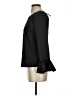 J.Crew 100% Polyester Black Long Sleeve Blouse Size XS - photo 5