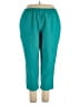 Alfred Dunner Solid Teal Casual Pants Size 22 - photo 1