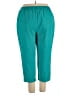 Alfred Dunner Solid Teal Casual Pants Size 22 - photo 2