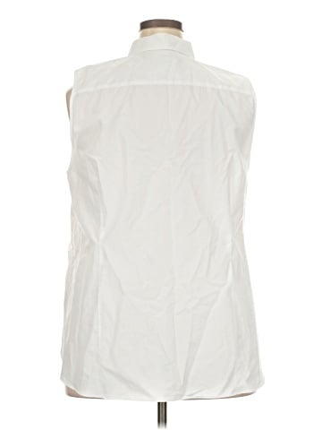 Lands' End Sleeveless Button-Down Shirt (view 2)