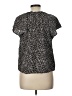 Gap 100% Rayon Black Short Sleeve Blouse Size L - photo 2