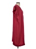 W by Worth 100% Polyester Solid Pink Burgundy Casual Dress Size 4 - photo 4