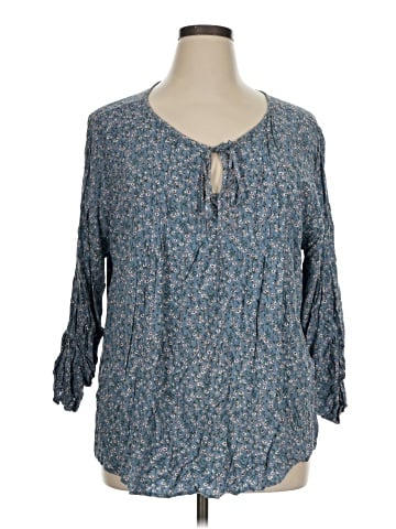 Suzanne Betro 3/4 Sleeve Blouse (view 1)