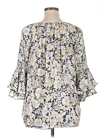 Chaps 3/4 Sleeve Blouse (view 2)