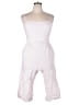 J.Crew 100% Linen Solid White Pink Romper Size 14 - photo 1