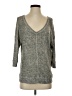 Bobeau Gray 3/4 Sleeve Top Size S - photo 1