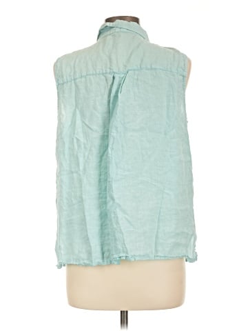 Eileen Fisher Sleeveless Button-Down Shirt (view 2)