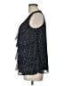DressBarn 100% Polyester Black Sleeveless Blouse Size L - photo 5