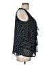DressBarn 100% Polyester Black Sleeveless Blouse Size L - photo 4