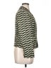 Evan Picone 100% Cotton Chevron-herringbone Green Blazer Size 14 Petite - photo 4