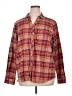 Weatherproof Plaid Orange Long Sleeve Button-Down Shirt Size XL - photo 1
