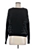 Aaeda Metallic Black Pullover Sweater Size M - photo 1