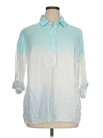 Talbots Outlet 3/4 Sleeve Button-Down Shirt (view 1)